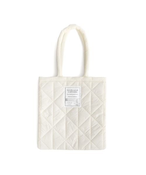 Re:EDIT（リエディ）の「パデットキルトトートバッグ（トートバッグ・レディース・ブラック/アイボリー・FREE）」の9枚目の写真