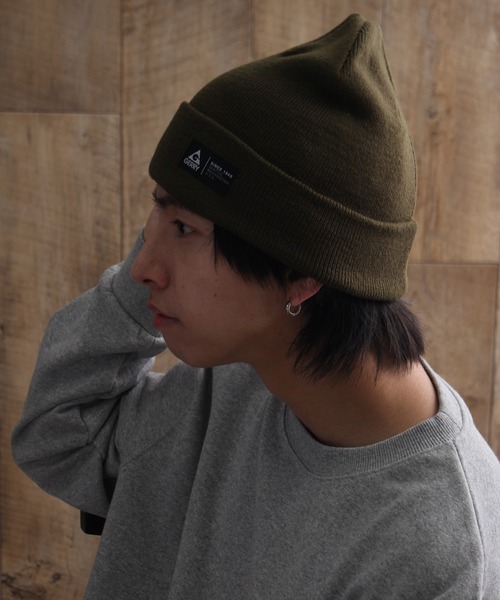 GERRY（ジェリー）の「【GERRY/ジェリー】ワンポイント ロゴネーム ニットキャップ(撥水)（ニットキャップ/ビーニー・メンズ・ブラック/カーキ/チャコールグレー・FREE）」の11枚目の写真