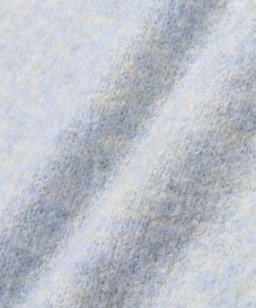 ROPE' PICNIC（ロペピクニック）の「ウィンターカラーリサイクルヤーンニットマフラー（マフラー・レディース・チャコールグレー/キナリ/ブルー系その他4/ラベンダー・FREE）」の10枚目の写真