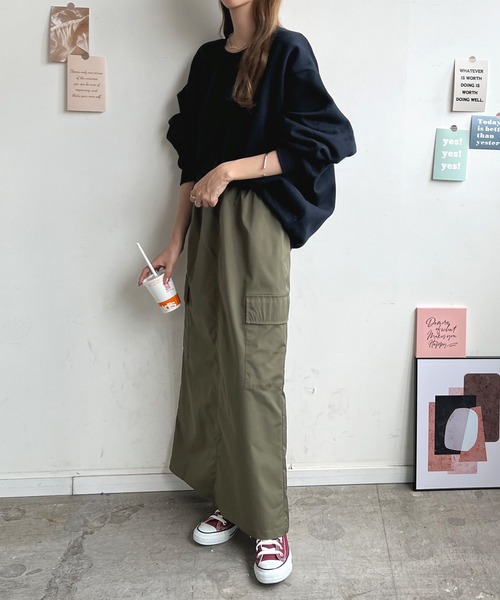 Futier land(フューティアランド)の「【ZOZOTOWN限定】バック刺繍ロゴトレーナー(スウェット・レディース・グリーン系その他/ネイビー/グリーン/グレー/チャコールグレー/ブルー/アイボリー/モカ・FREE)」の13枚目の写真