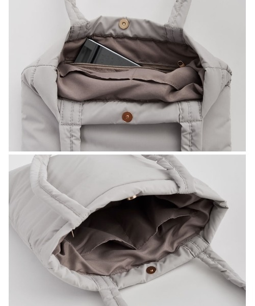 Re:EDIT(リエディ)の「スクエアペディントートバッグ(トートバッグ・レディース・ブラック/グレー・FREE)」の7枚目の写真