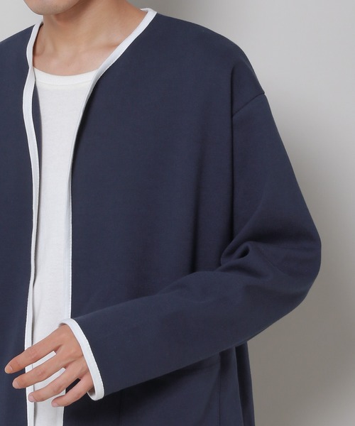3.3 Field Trip （3.3フィールドトリップ）の「3.3 Field Trip／LINE カーディガン（カーディガン/ボレロ・メンズ・ネイビー/ブラック・FREE）」の17枚目の写真