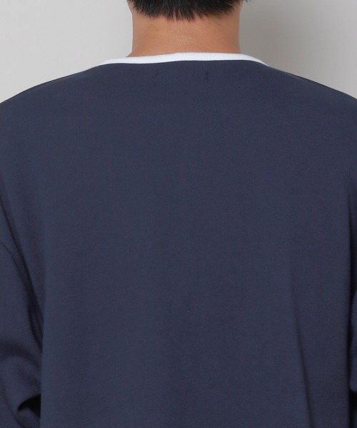 3.3 Field Trip （3.3フィールドトリップ）の「3.3 Field Trip／LINE カーディガン（カーディガン/ボレロ・メンズ・ネイビー/ブラック・FREE）」の15枚目の写真