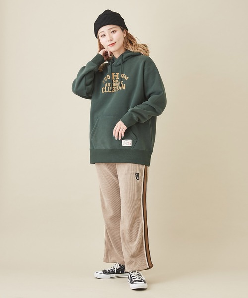 CUBE SUGAR（キューブシュガー）の「ピケストレッチトラックパンツ（その他パンツ・レディース・ベージュ/ネイビー/ブラウン/マルチ・M）」の11枚目の写真