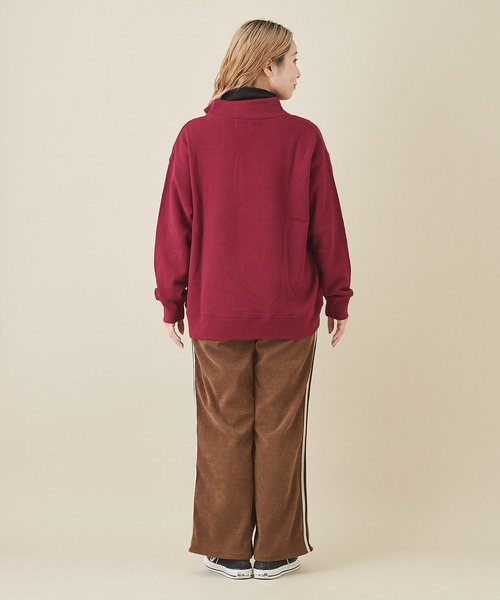 CUBE SUGAR（キューブシュガー）の「ピケストレッチトラックパンツ（その他パンツ・レディース・ベージュ/ネイビー/ブラウン/マルチ・M）」の21枚目の写真