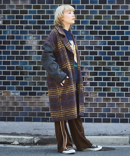 CUBE SUGAR（キューブシュガー）の「ピケストレッチトラックパンツ（その他パンツ・レディース・ベージュ/ネイビー/ブラウン/マルチ・M）」の16枚目の写真