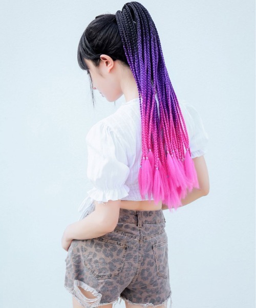 ヘアゴム仕様 】 ブレイズ エクステンション / エクステ / カラー