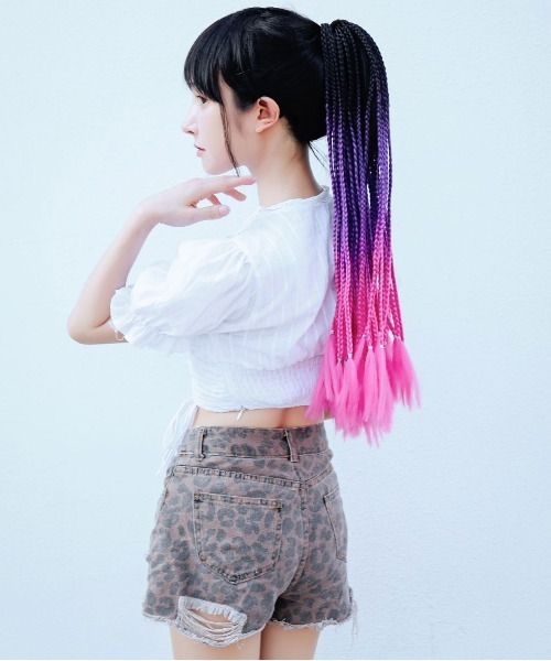 ヘアゴム仕様 】 ブレイズ エクステンション / エクステ / カラー