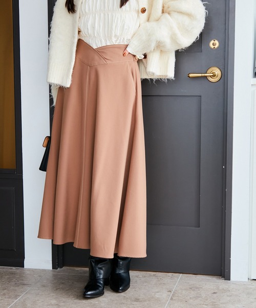 DT♪ NELLA ビスコースとリネンのロングスカート 関税込 カテゴリからさがす,スカート | ambience