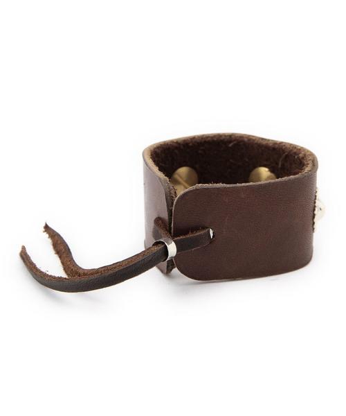 BEAUTY&YOUTH UNITED ARROWS（ビューティーアンドユースユナイテッドアローズ）の「BY DICK ELKINS NAVAJO レザーワイドブレスレット（ブレスレット・レディース・ブラウン・フリー）」の4枚目の写真