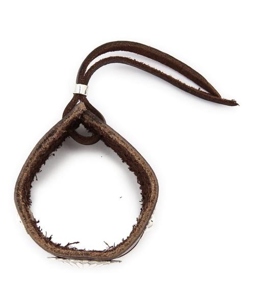 BEAUTY&YOUTH UNITED ARROWS（ビューティーアンドユースユナイテッドアローズ）の「BY DICK ELKINS NAVAJO レザーワイドブレスレット（ブレスレット・レディース・ブラウン・フリー）」の5枚目の写真