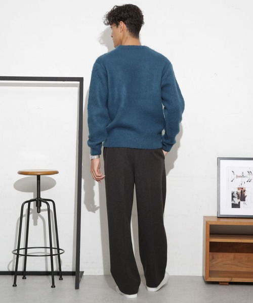 NANO universe(ナノユニバース)の「テックメルトン2タックワイドパンツ(その他パンツ・メンズ・ブラック/チャコール/ネイビー・S/M/L/XL)」の20枚目の写真