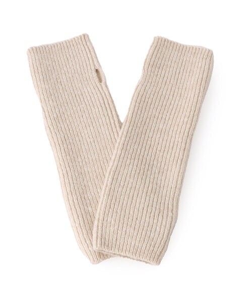 UNTITLED（アンタイトル）の「◆リサイクルニットアームウォーマー（手袋・レディース・グレー/ナチュラル・99）」の4枚目の写真