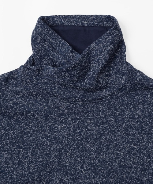 GLAZOS（グラソス）の「【あったか】ニットフリース・ボリュームネックプルオーバー（その他トップス・キッズ・ネイビー/ブラック/グレー・140cm/150cm/160cm/170cm）」の6枚目の写真