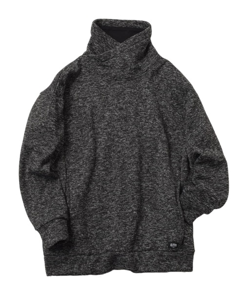 GLAZOS（グラソス）の「【あったか】ニットフリース・ボリュームネックプルオーバー（その他トップス・キッズ・ネイビー/ブラック/グレー・140cm/150cm/160cm/170cm）」の13枚目の写真