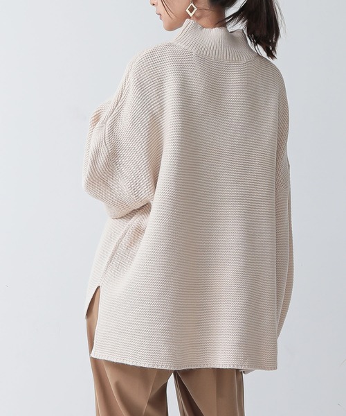 verybrain パール付きニット　Shetland pearl aran リボンデザインショートレイヤードニット｜PETAL ONLINE（ペタル