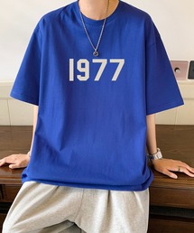 SETUP7（セットアップセブン）の「【SETUP7】1977 オーバーサイズロゴ入り半袖Tシャツ KNF037（Tシャツ/カットソー）」