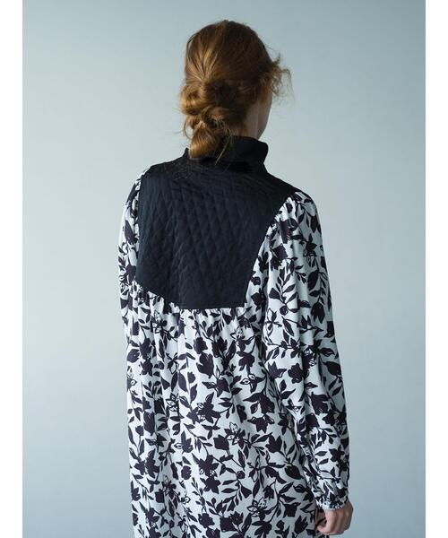 Lugnoncure（ルノンキュール）の「キルティングプリントワンピース（ワンピース・レディース・ブラウン/オフホワイト/ネイビー・F）」の22枚目の写真