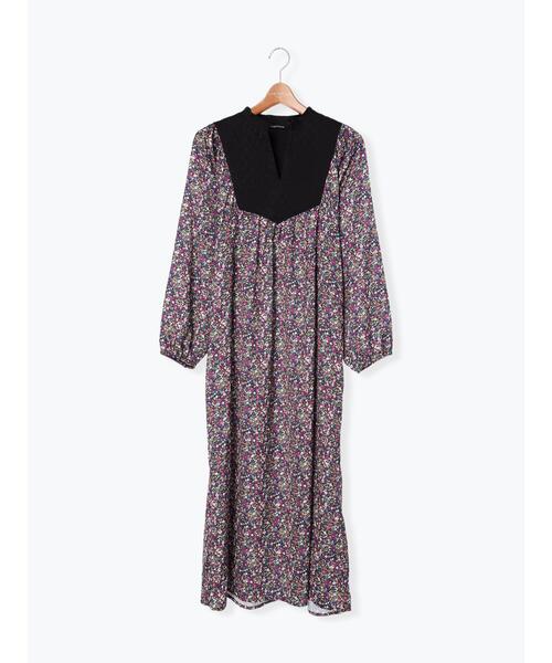 Lugnoncure（ルノンキュール）の「キルティングプリントワンピース（ワンピース・レディース・ブラウン/オフホワイト/ネイビー・F）」の21枚目の写真