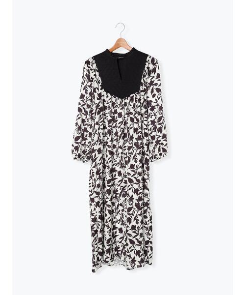 Lugnoncure（ルノンキュール）の「キルティングプリントワンピース（ワンピース・レディース・ブラウン/オフホワイト/ネイビー・F）」の19枚目の写真