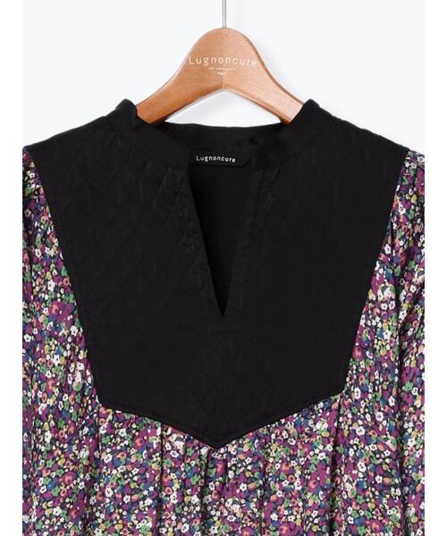 Lugnoncure（ルノンキュール）の「キルティングプリントワンピース（ワンピース・レディース・ブラウン/オフホワイト/ネイビー・F）」の17枚目の写真