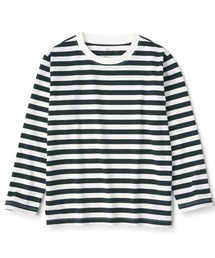 無印良品 | キッズ　クルーネック長袖Ｔシャツ　ボーダー(Tシャツ/カットソー)