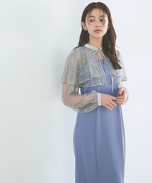 mysty woman | レースボレロキャミワンピース2P　104179(ドレス)