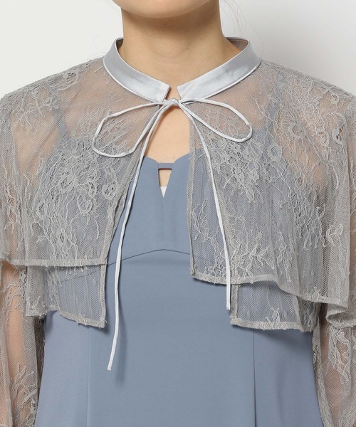 mysty woman（ミスティウーマン）の「レースボレロキャミワンピース2P　104179（ドレス・レディース・ブルー系その他/アイボリー/ブラック・FREE）」の21枚目の写真