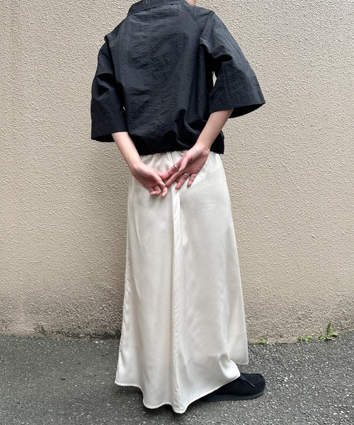 ナイロンハーフスリーブジャケット（テーラードジャケット）｜select