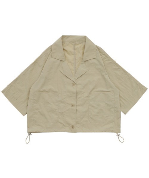 ナイロンハーフスリーブジャケット（テーラードジャケット）｜select