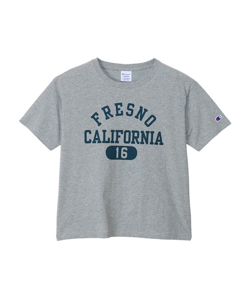 Champion(チャンピオン)の「【Champion/チャンピオン】レディース ベーシック ショートスリーブTシャツ(Tシャツ/カットソー・レディース・ホワイト/その他35/ネイビー/グレー・LARGE/MEDIUM)」の3枚目の写真