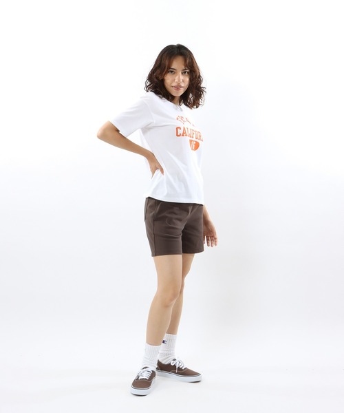 Champion(チャンピオン)の「【Champion/チャンピオン】レディース ベーシック ショートスリーブTシャツ(Tシャツ/カットソー・レディース・ホワイト/その他35/ネイビー/グレー・LARGE/MEDIUM)」の10枚目の写真