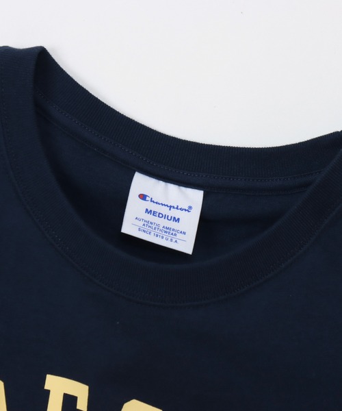 Champion(チャンピオン)の「【Champion/チャンピオン】レディース ベーシック ショートスリーブTシャツ(Tシャツ/カットソー・レディース・ホワイト/その他35/ネイビー/グレー・LARGE/MEDIUM)」の20枚目の写真
