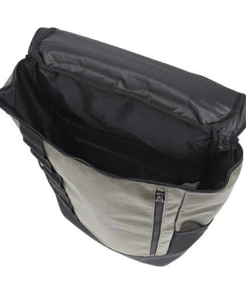 Quiksilver(クイックシルバー)の「W DEFENSER NEW SQUAR/クイックシルバー耐水スクエアデザインバックパック32L(バックパック/リュック・メンズ・ブラック/グリーン・FREE)」の7枚目の写真