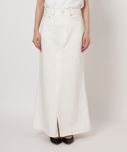 NEEDBY heritage（ニードバイヘリテージ）の「NEED BY heritage/ニードバイヘリテージ KATHY（デニムスカート・レディース・サックスブルー/ホワイト・24/25/26/23）」の17枚目の写真