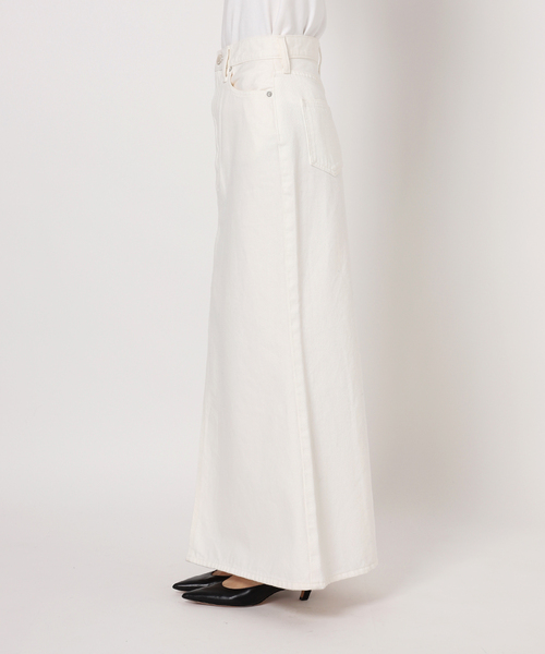 NEEDBY heritage（ニードバイヘリテージ）の「NEED BY heritage/ニードバイヘリテージ KATHY（デニムスカート・レディース・サックスブルー/ホワイト・24/25/26/23）」の18枚目の写真