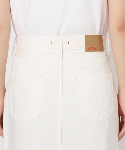 NEEDBY heritage（ニードバイヘリテージ）の「NEED BY heritage/ニードバイヘリテージ KATHY（デニムスカート・レディース・サックスブルー/ホワイト・24/25/26/23）」の21枚目の写真