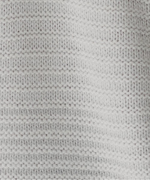 epnok（エプノック）の「ガーター編みルーズニットポロシャツ（ニット/セーター・メンズ・ライトグレー/ブルー系その他・SMALL/MEDIUM/LARGE）」の15枚目の写真