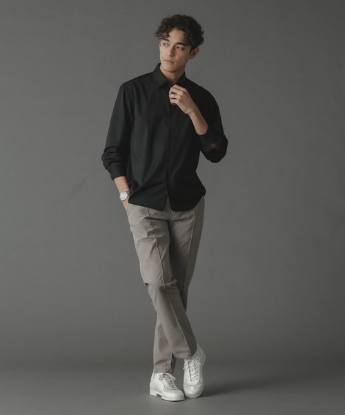 NANO universe（ナノユニバース）の「「N TROUSERS」ECOPET(R)イージーパンツ（その他パンツ・メンズ・グレー/ネイビー・S/M/L）」の17枚目の写真