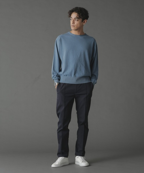 NANO universe（ナノユニバース）の「「N TROUSERS」ECOPET(R)イージーパンツ（その他パンツ・メンズ・グレー/ネイビー・S/M/L）」の14枚目の写真