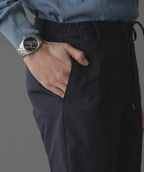NANO universe（ナノユニバース）の「「N TROUSERS」ECOPET(R)イージーパンツ（その他パンツ・メンズ・グレー/ネイビー・S/M/L）」の4枚目の写真