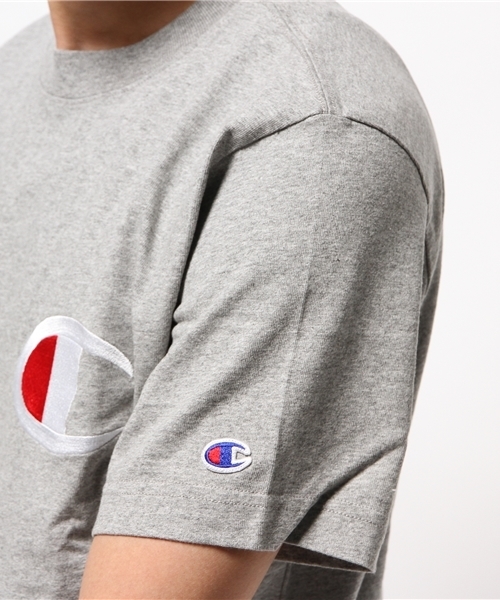 Champion(チャンピオン)の「メンズ チャンピオン アクションスタイル Cロゴ Tシャツ Champion AS S/S T C3-F362(Tシャツ/カットソー・メンズ・グレー/ホワイト/ブラック/オレンジ・LARGE/X-LARGE/MEDIUM/SMALL)」の9枚目の写真