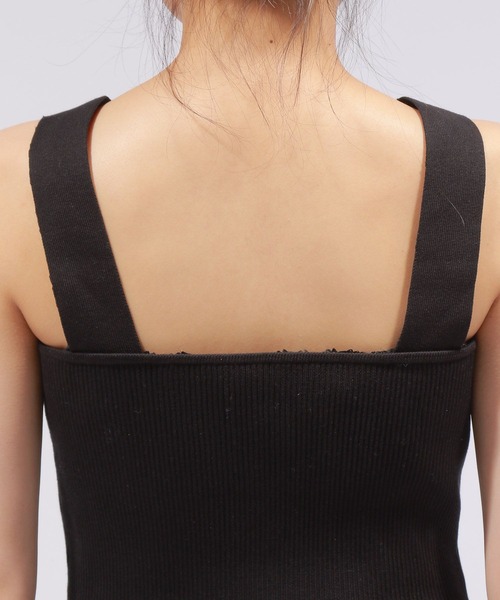 PAGEBOY（ページボーイ）の「レースアップショートタンク（タンクトップ・レディース・ベージュ/ターコイズブルー/オフホワイト/ブラック/チェリーピンク/パープル系その他・FREE）」の20枚目の写真