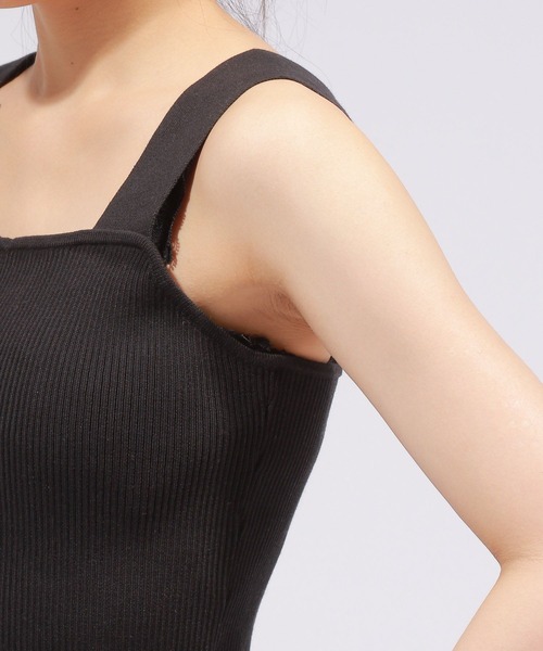 PAGEBOY（ページボーイ）の「レースアップショートタンク（タンクトップ・レディース・ベージュ/ターコイズブルー/オフホワイト/ブラック/チェリーピンク/パープル系その他・FREE）」の21枚目の写真