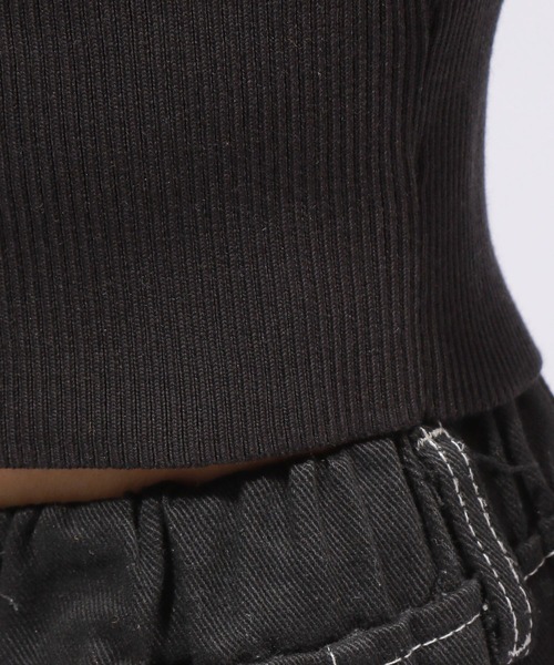 PAGEBOY（ページボーイ）の「レースアップショートタンク（タンクトップ・レディース・ベージュ/ターコイズブルー/オフホワイト/ブラック/チェリーピンク/パープル系その他・FREE）」の22枚目の写真