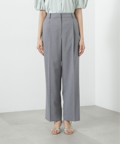 N.（N. Natural Beauty Basic）（エヌエヌナチュラルビューティーベーシック）の「◆【S Size Line】マットウースストレッチストレートパンツ（スラックス・レディース・ベージュ/ネイビー/グレー/イエロー/ブラック・SMALL/MEDIUM）」の10枚目の写真