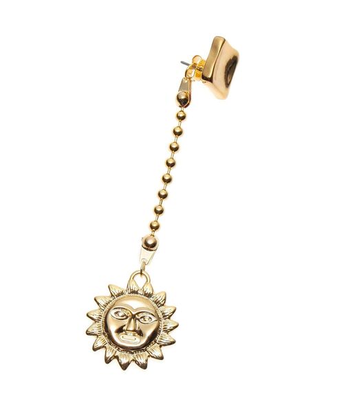 EVRIS（エヴリス）の「SUNNY MOTIF CHAINピアス（ピアス（両耳用）・レディース・ゴールド/シルバー・FREE）」の8枚目の写真