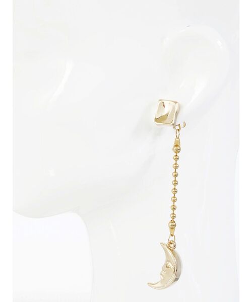 EVRIS（エヴリス）の「SUNNY MOTIF CHAINピアス（ピアス（両耳用）・レディース・ゴールド/シルバー・FREE）」の11枚目の写真