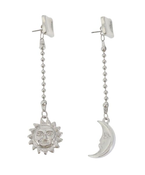 EVRIS（エヴリス）の「SUNNY MOTIF CHAINピアス（ピアス（両耳用）・レディース・ゴールド/シルバー・FREE）」の12枚目の写真