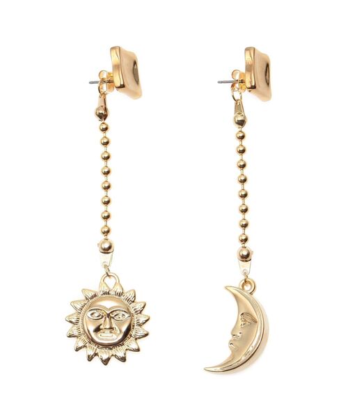 EVRIS（エヴリス）の「SUNNY MOTIF CHAINピアス（ピアス（両耳用）・レディース・ゴールド/シルバー・FREE）」の13枚目の写真